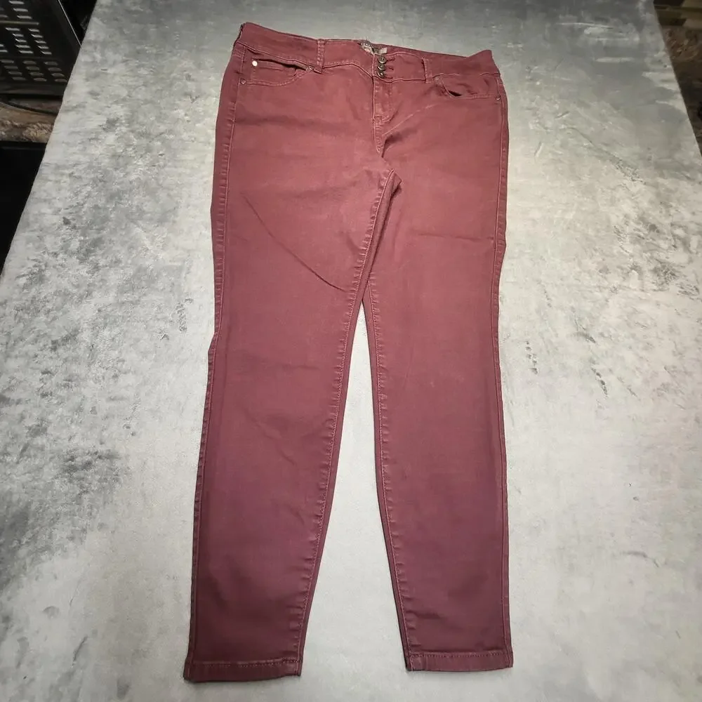 Torrid Jeans Womens 18 Plus Red Slim Jegging Stretch 5-Pocket